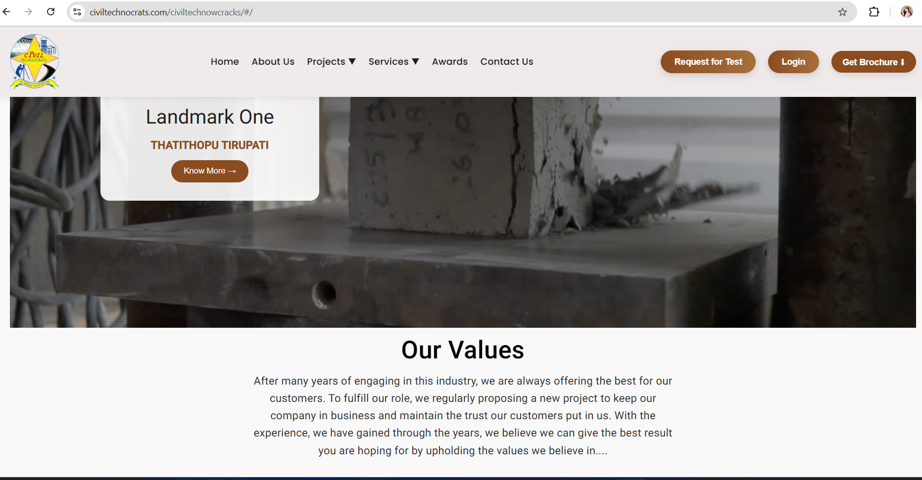 Civil Tracking Project